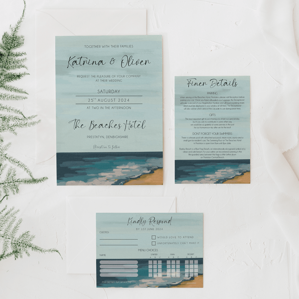 Beachcomber Invitation Suite