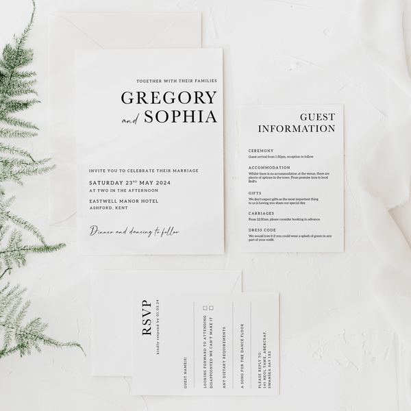 Timeless Invitation Suite