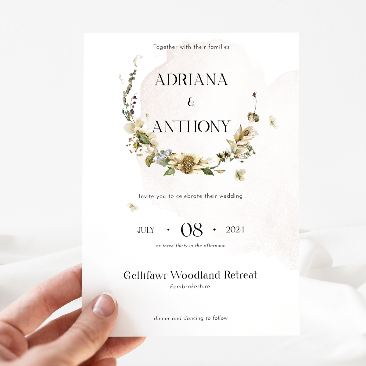 FrostBloom Invitation Suite