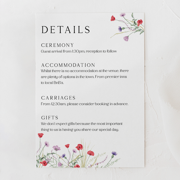 Poppy: Details Card