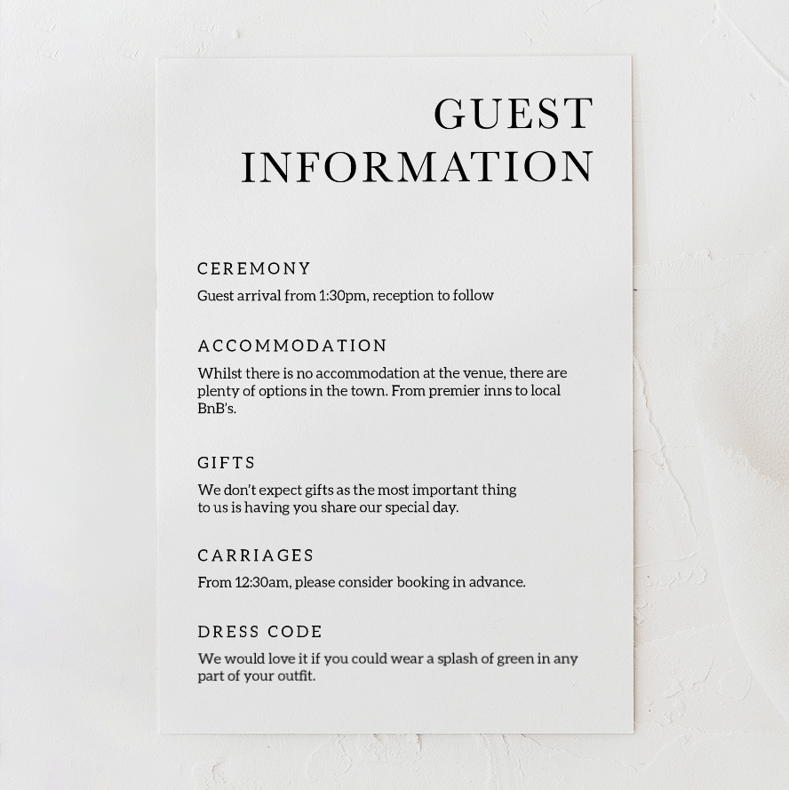 Timeless: Details Card