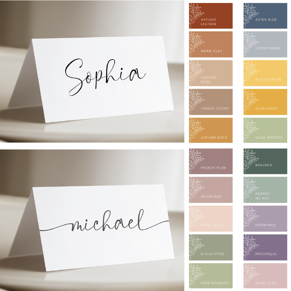 Full Colour Place Cards
