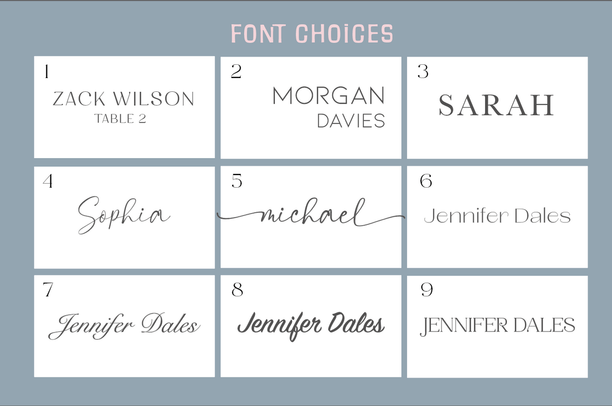 Azure Place Settings