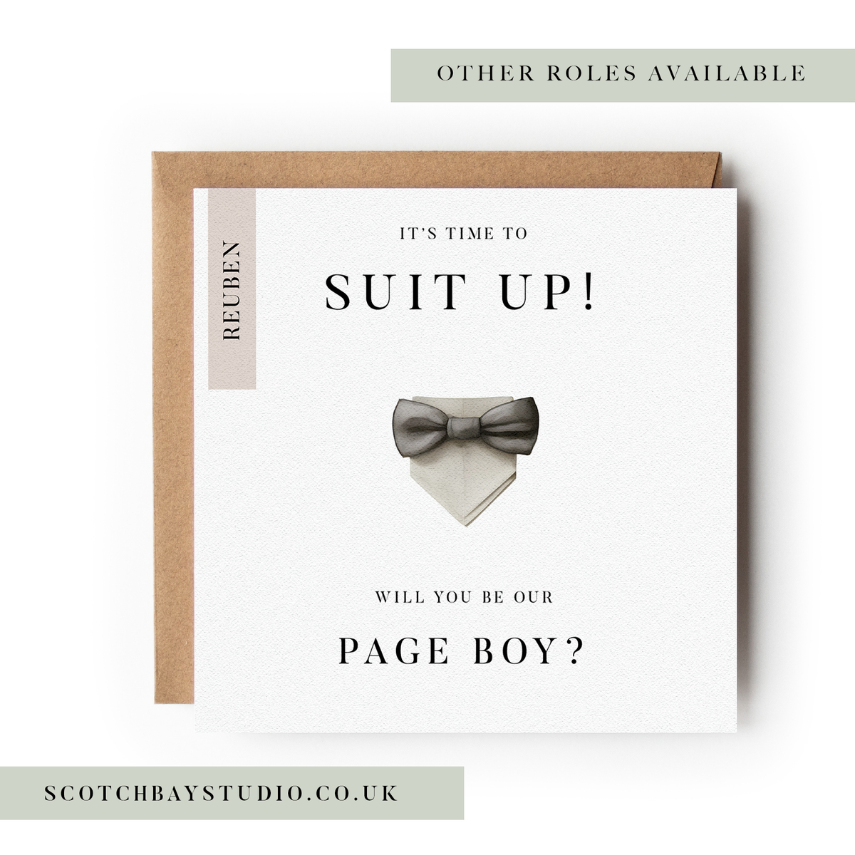 Suit Up:  Bow Tie