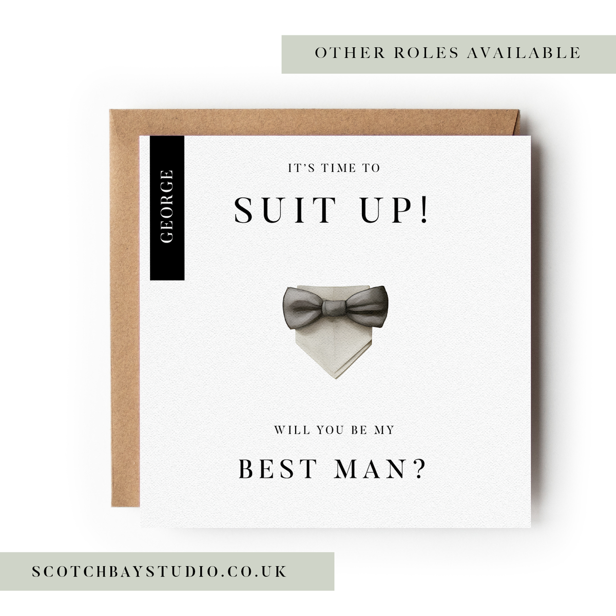 Suit Up:  Bow Tie