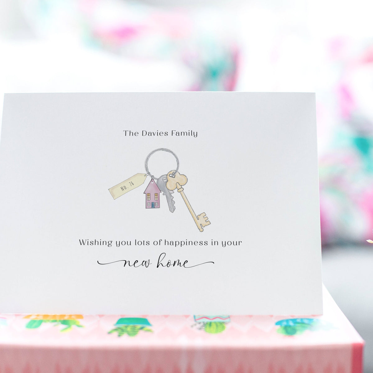 New Home Card, Congratulations on New Home, Happy New Home, Home Sweet Home, First Home Card, Housewarming Card, New House Personalised Card