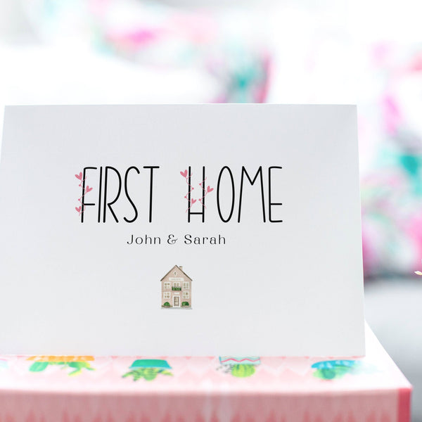New Home Card, Congratulations on New Home, Happy New Home, Home Sweet Home, First Home Card, Housewarming Card, New House Personalised Card