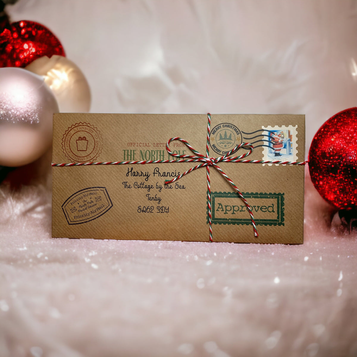 Personalised Elf Letter, Elf Arrival / Departure Letter & Envelope Set, Elf Announcement Set, Stocking Filler, North Pole Letter,