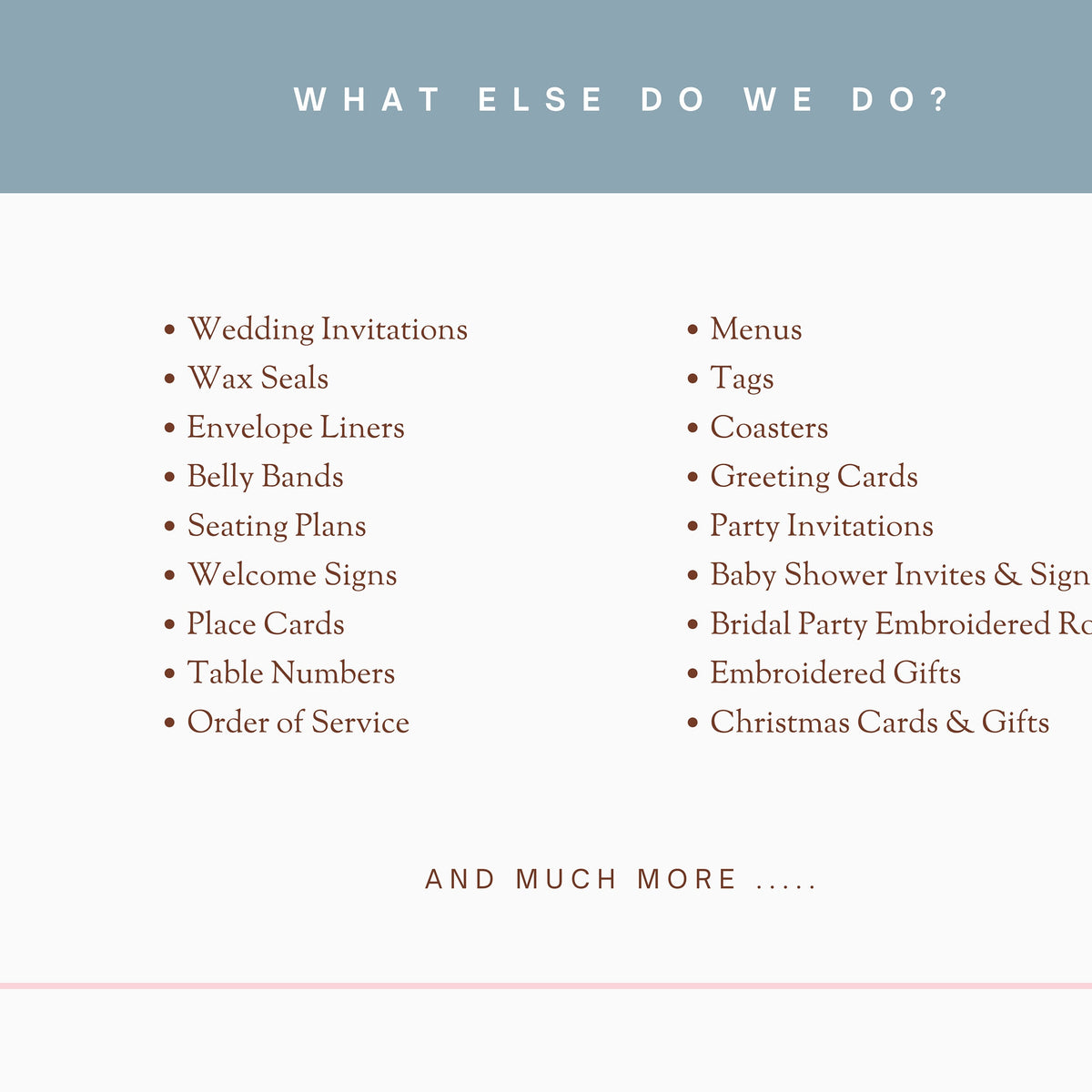 Wildflower Double Sided Invitations