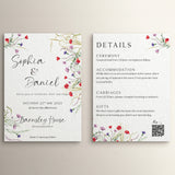 Wildflower Double Sided Invitations