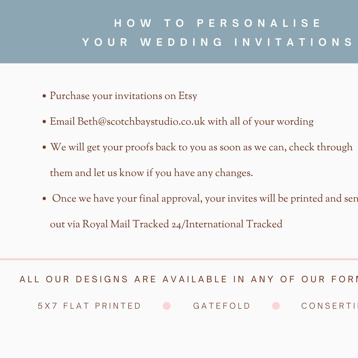 Wedding Invitation Azure Design, Wedding Stationery, Wedding Invites, Double Sided Invitations, Printed Invitations, Beach Wedding Invite