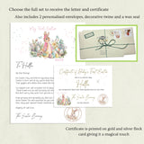 First Easter Bunny Letter, Letter from the Easter Bunny, Easter Rabbit, Easter Keepsake Gift, Easter Gift, Babies First Easter