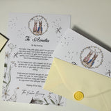 Personalised Easter Bunny Letter, Letter from the Easter Bunny, Easter Rabbit Certificate, Easter Keepsake Gift, Easter Gift.