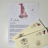 First Easter Bunny Letter, Letter from the Easter Bunny, Easter Rabbit, Easter Keepsake Gift, Easter Gift, Babies First Easter