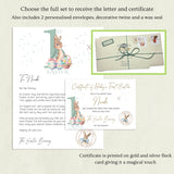 First Easter Bunny Letter, Letter from the Easter Bunny, Easter Rabbit, Easter Keepsake Gift, Easter Gift, Babies First Easter