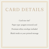 Pink Ribbon Christmas Card: Elegant Holiday Greeting Card