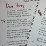 Personalised Elf Letter, Elf Arrival / Departure Letter & Envelope Set, Elf Announcement Set, Stocking Filler, North Pole Letter,