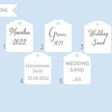 Message in a Bottle Wedding Favours | Beach Theme | Seashells | Beach Wedding | Destination Wedding | Personalised Tag and Message