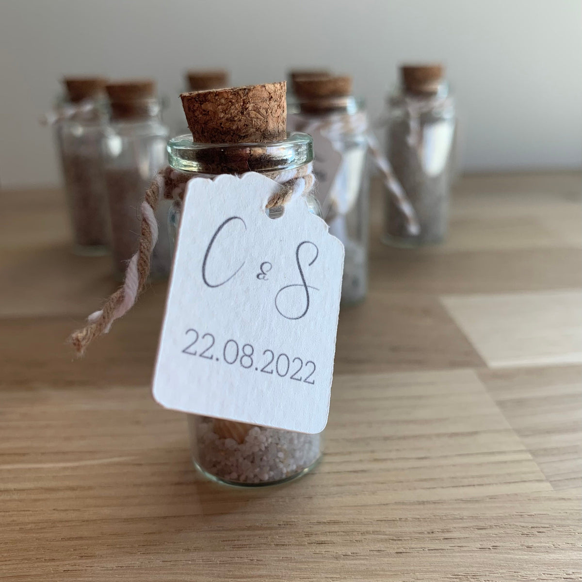 Message in a Bottle Wedding Favours | Beach Theme | Seashells | Beach Wedding | Destination Wedding | Personalised Tag and Message