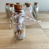 Message in a Bottle Wedding Favours | Beach Theme | Seashells | Beach Wedding | Destination Wedding | Personalised Tag and Message