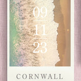 Beach Save The Date Postcard Invitations | Destination Wedding | Beach Wedding | Seaside | Abroad Wedding | Full Set Available.