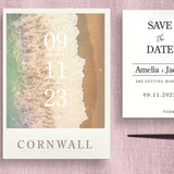 Beach Save The Date Postcard Invitations | Destination Wedding | Beach Wedding | Seaside | Abroad Wedding | Full Set Available.