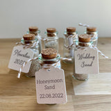 Honeymoon Sand | Wedding Sand | Holiday Sand | Beach Theme | Seashells | Beach Wedding | Destination Wedding | Personalised Tag and Message