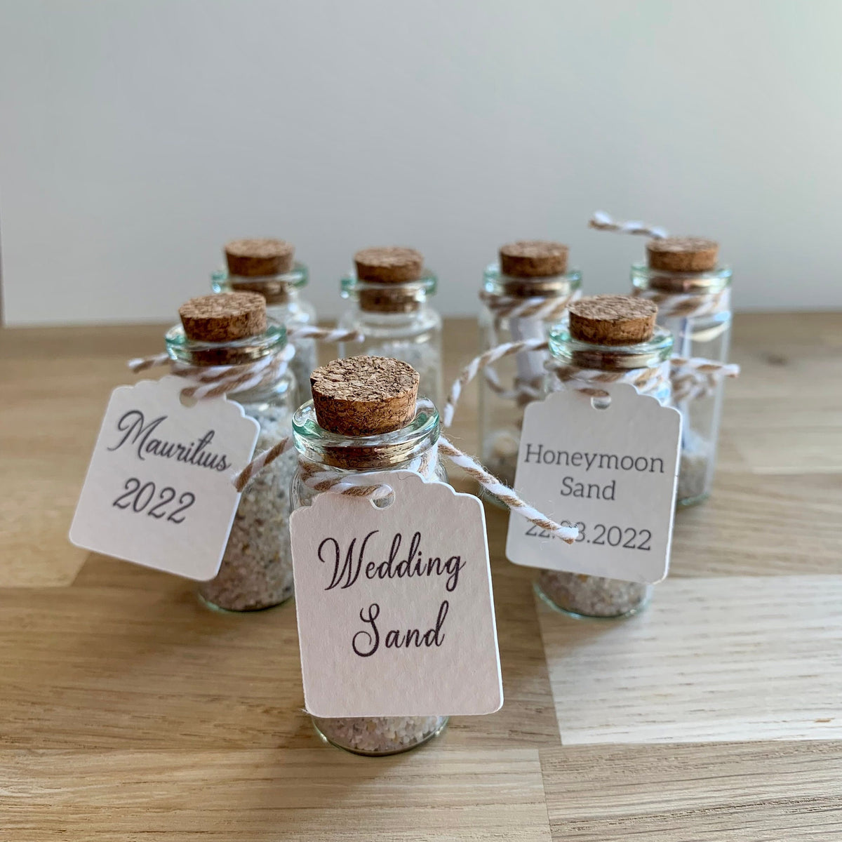 Honeymoon Sand | Wedding Sand | Holiday Sand | Beach Theme | Seashells | Beach Wedding | Destination Wedding | Personalised Tag and Message