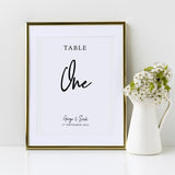 Minimalist Wedding Table Numbers, Wedding Table Names, Table Number, Wedding Decor, Wedding Table Decor, Place Settings, Table Signs.