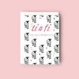 St Dwynwen Welsh Valentine's day Card, Sheep Card, Dydd Santas Dwynwen, 25th Jan, Cerdyn Cariad Cymraeg, Welsh Greeting Card, Welsh Gift.