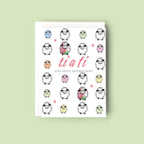 St Dwynwen Welsh Valentine's day Card, Sheep Card, Dydd Santas Dwynwen, 25th Jan, Cerdyn Cariad Cymraeg, Welsh Greeting Card, Welsh Gift.