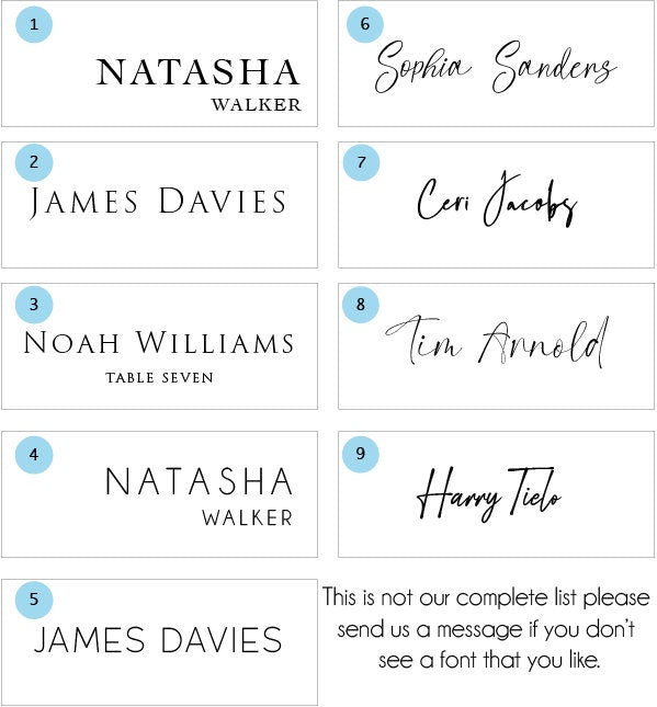 Pressed Flower Wedding Place Cards, Gold and Silver Fleck Card, Handmade Paper, Personalised Calligraphy Place Settings, Wedding Table Decor