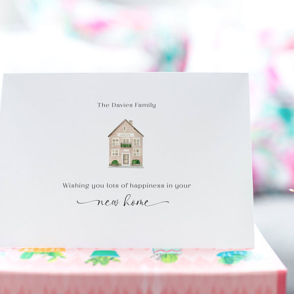 New Home Card, Congratulations on New Home, Happy New Home, Home Sweet Home, First Home Card, Housewarming Card, New House Personalised Card