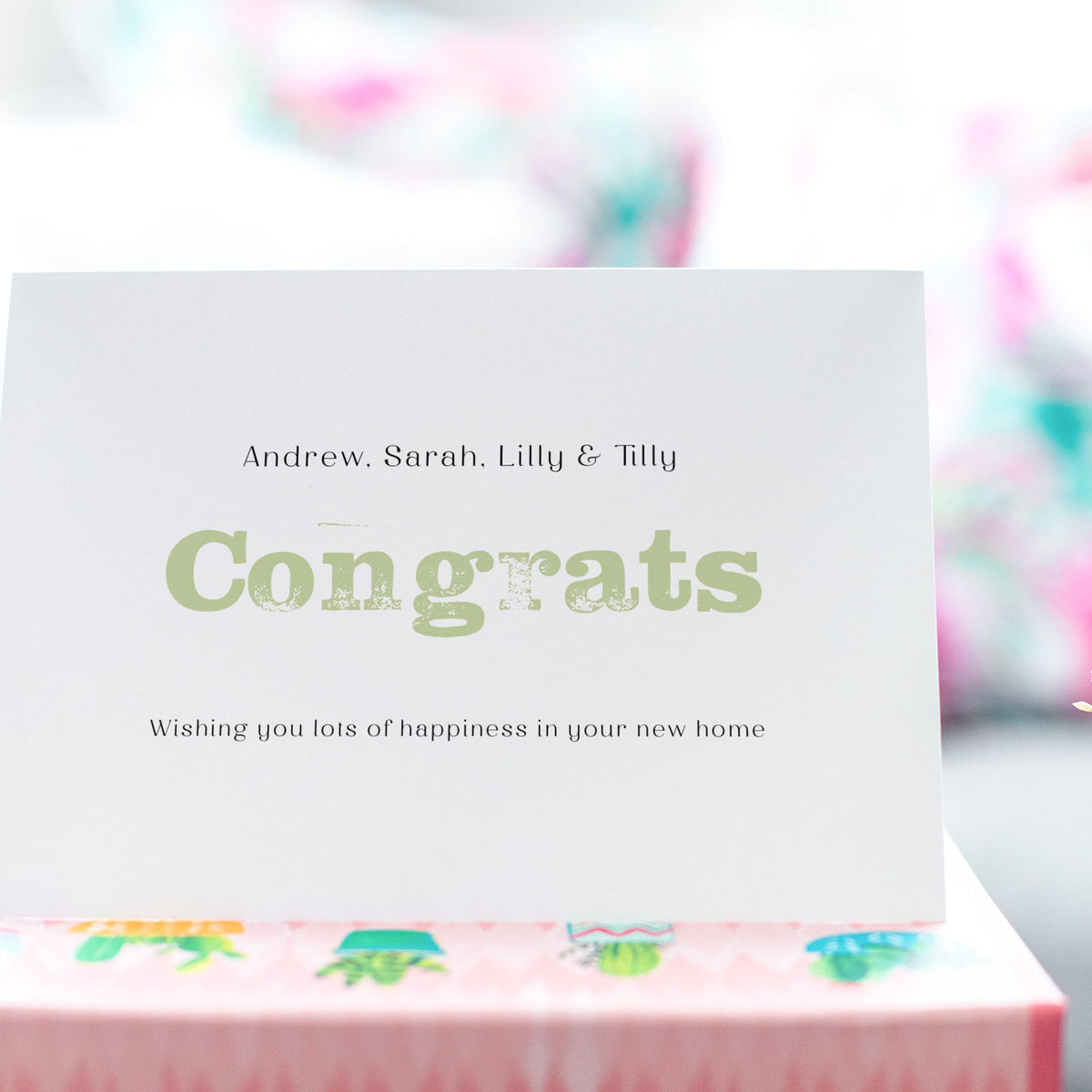 New Home Card, Congratulations on New Home, Happy New Home, Home Sweet Home, First Home Card, Housewarming Card, New House Personalised Card