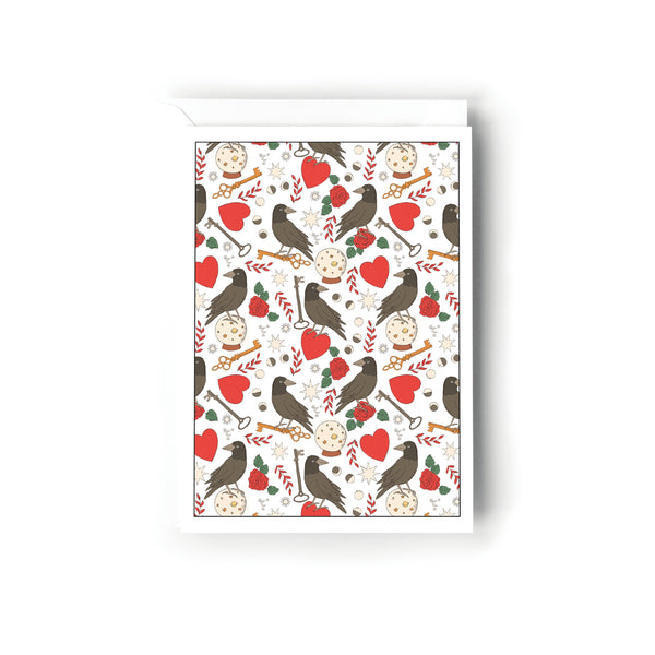 Tarot Style Design, Valentines Day Card, Card for Wife, For Husband, For Boyfriend, For Girlfriend, Simple Valentines Day Card