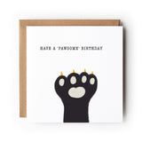 Cat Birthday Card, Black Cat, Funny Cat Card, Greeting Card, Birthday Card, Card for Cat Lover, Card For Her, Card For Him, Cat.
