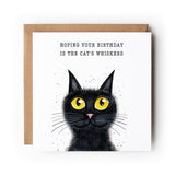 Cat Birthday Card, Black Cat, Funny Cat Card, Greeting Card, Birthday Card, Card for Cat Lover, Card For Her, Card For Him, Cat.