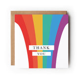 Thanks Rainbow Card, Thank You Card, Rainbow Card