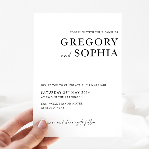 Timeless Day Invitation