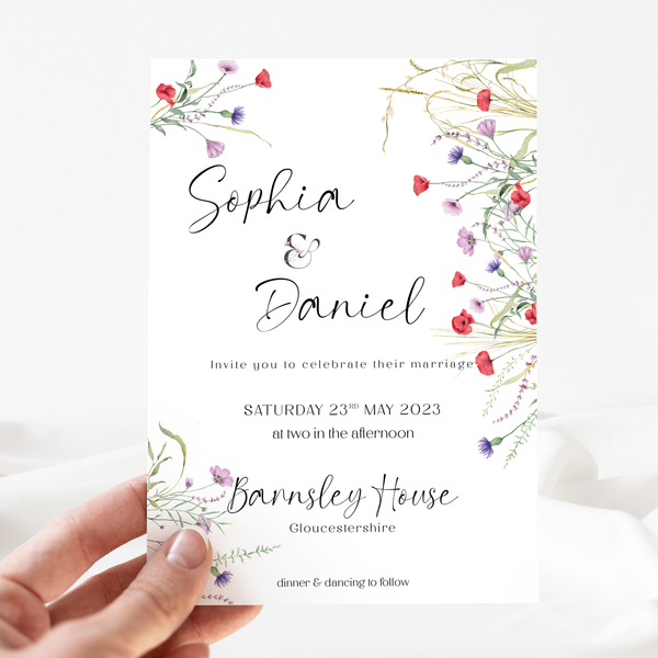 Poppy Day Invitation