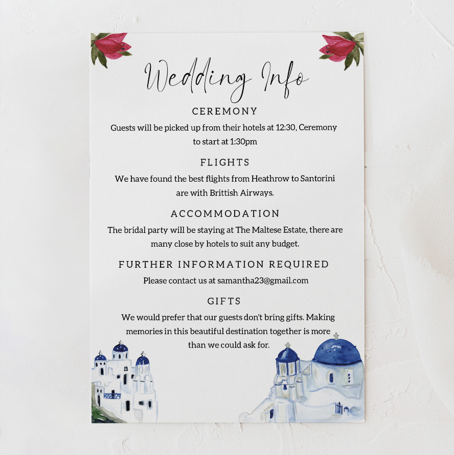 Santorini: Details Card
