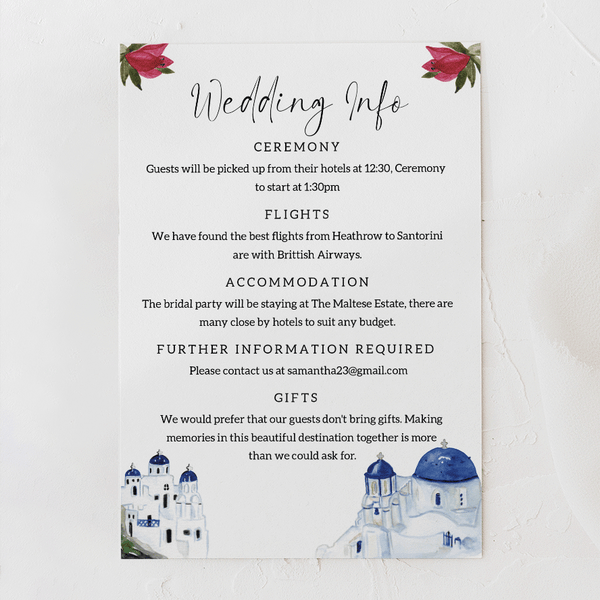 Santorini: Details Card