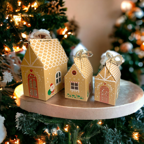 Christmas House Favour Boxes