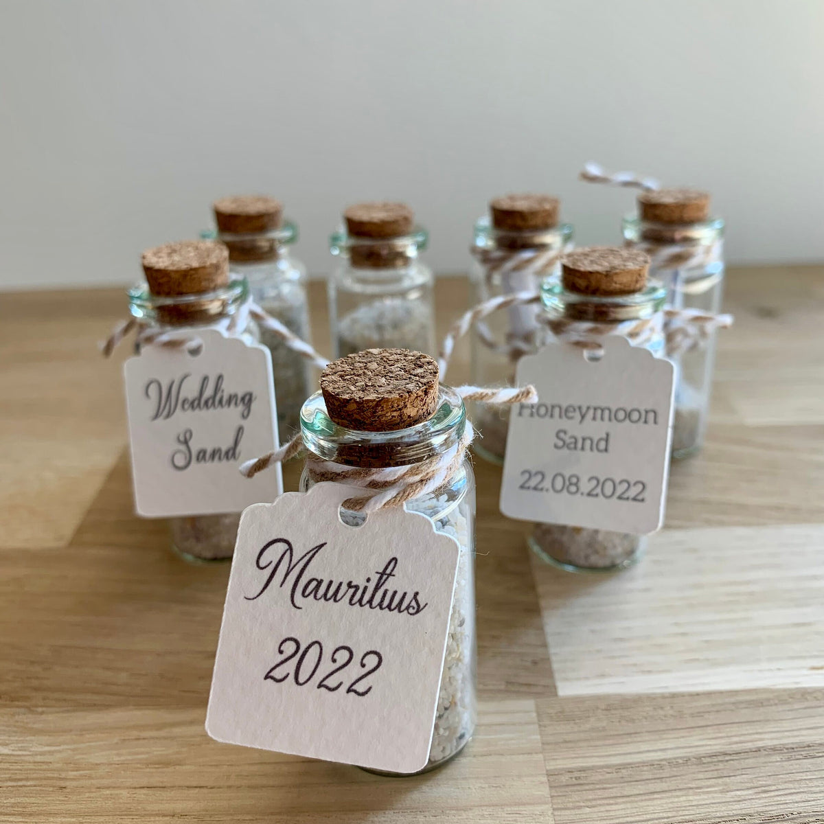 Honeymoon Sand | Wedding Sand | Holiday Sand | Beach Theme | Seashells | Beach Wedding | Destination Wedding | Personalised Tag and Message