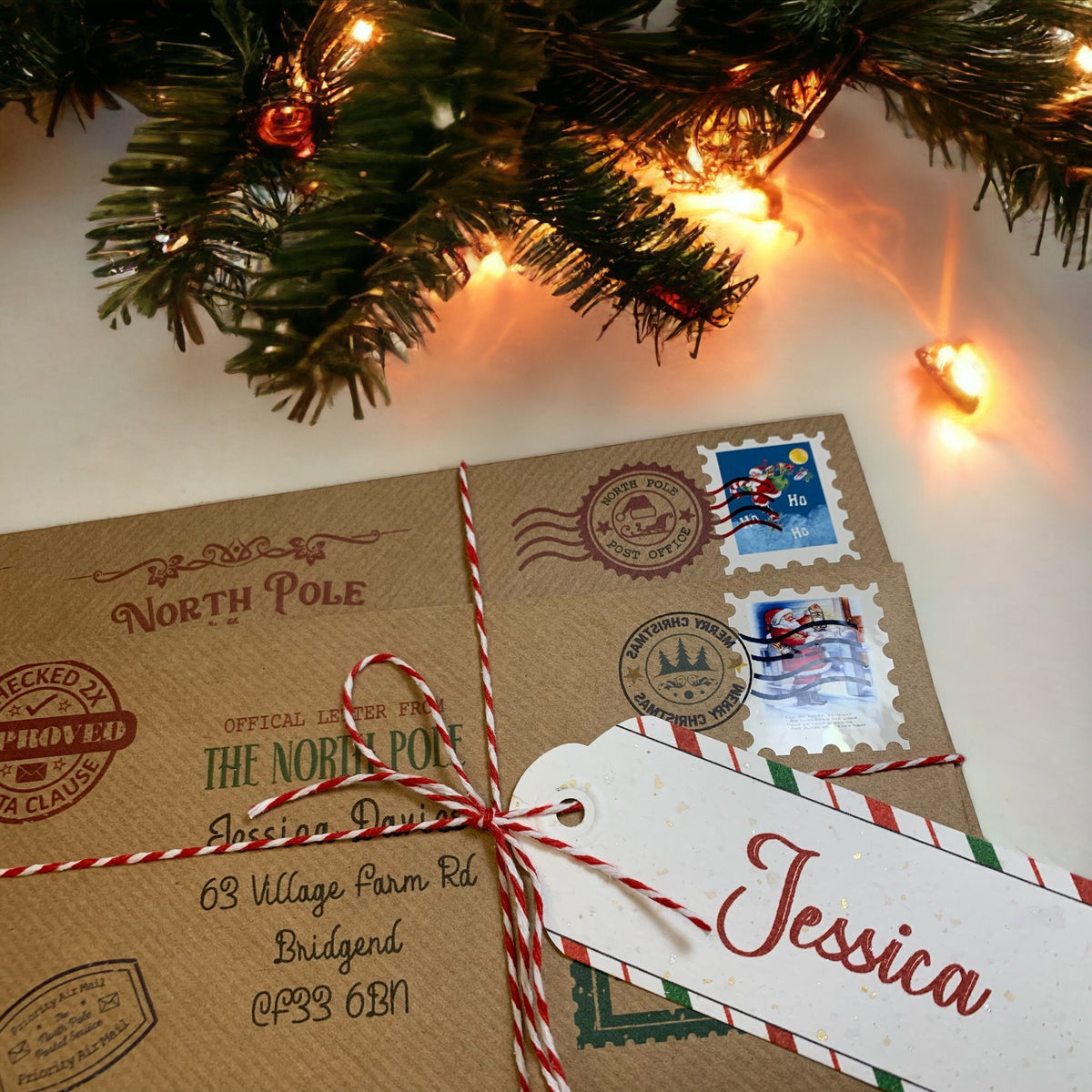 Baby's First Christmas Letter from Father Christmas, Personalised Letter From Santa, Nice List Certificate, North Pole Letter.