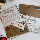 Personalised Letter From Santa, Father Christmas Letter, Nice List Certificate, Stocking Filler, North Pole Letter.