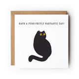 Cat Birthday Card, Black Cat, Funny Cat Card, Greeting Card, Birthday Card, Card for Cat Lover, Card For Her, Card For Him, Cat.