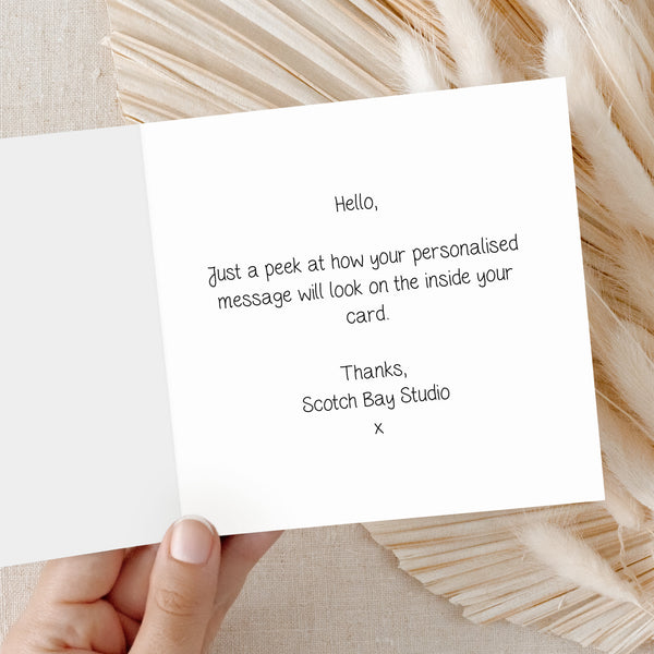 Soulmate Card, Minimalist Valentine Card, Modern Love Card