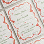 Wedding Invites, Hand Drawn Scribble Illustrations, Funky, Colourful, Whimsical, Double Sided Invitations, Modern Wedding Invitations.