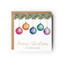 Special Family Bauble Christmas Card